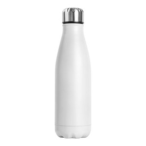 EgotierPro 50072 - Edelstahl Doppelwand Flasche 500ml, 304 SEVEN Weiß