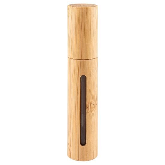 EgotierPro 52503 - Bambus Parfümzerstäuber mit Glas, 10ml RHIN