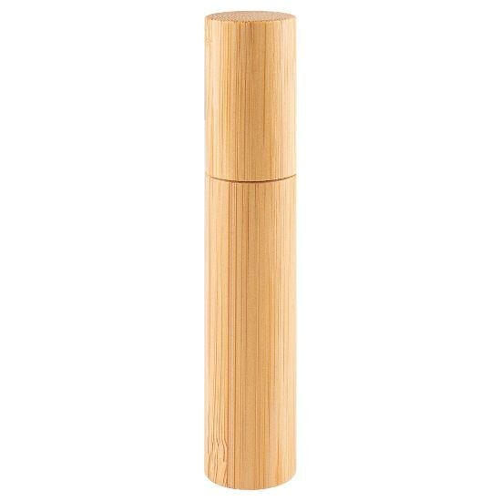 EgotierPro 52503 - Bambus Parfümzerstäuber mit Glas, 10ml RHIN