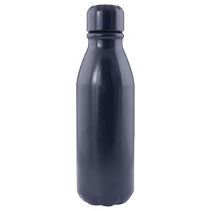 EgotierPro 53515 - 550ml Flasche aus recyceltem Aluminium TAMBO Marineblau