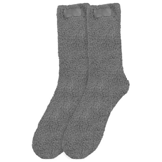 EgotierPro 53512 - Weiche Socken aus flauschigem Stoff, anpassbar SOKKER