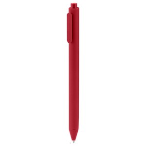 EgotierPro 53569 - ABS-Stift mit Gummierung und blauer Tinte KATOA Rot