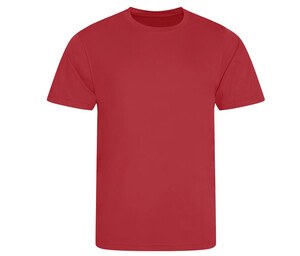JUST COOL JC020 - Unisex atmungsaktives T-Shirt Fire Red