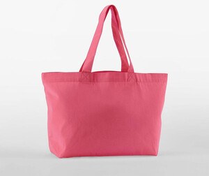 WESTFORD MILL WM695 - Große Einkaufstasche aus Bio-Baumwoll-Twill Raspberry Pink