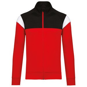 PROACT PA390 - Unisex-Trainingsjacke mit Reißverschluss Sporty Red / Black