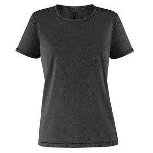 Roly CA6691C - HUSKY WOMAN Damen Kurzarm-T-Shirt in Jeansoptik