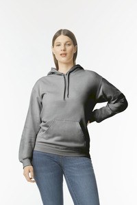 Gildan GISF500 - Kapuzensweatshirt mit Rundhalsausschnitt Midweight Softstyle Holzkohle