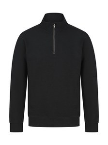 Henbury H842 - Unisex-Sweatshirt mit Reißverschlusskragen Black