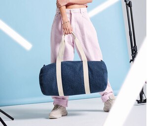 Bag Base BG646 - Denim Barrel Bag