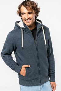 Kariban KV2312 - Vintage Fleecejacke mit Sherpa-Futter