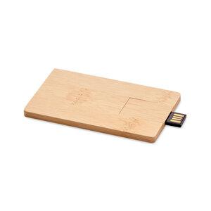 GiftRetail MO1203 - CREDITCARD PLUS 16GB USB Stick Bambus