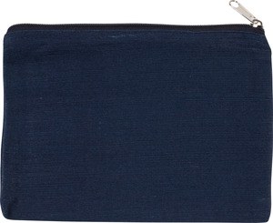 Kimood KI0723 - Kleine Tasche aus Jute-Baumwollmischgewebe