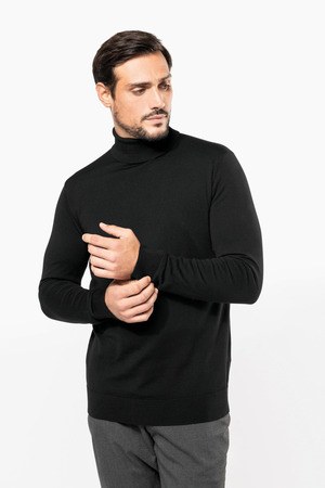 Kariban Premium PK912 - Merino-Herrenpullover mit Rollkragen