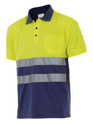 VELILLA 305504 - HV SS zweifarbige Polo