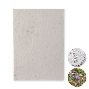 GiftRetail MO6915 - ASIDE DIN A5 Wildblumen-Samenpapier