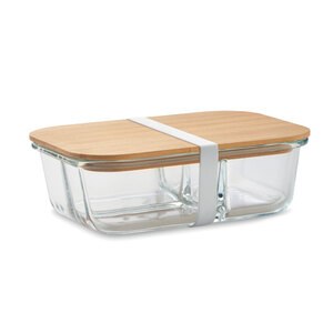 GiftRetail MO6973 - TUNDRA 3 Lunchbox Glas 800ml