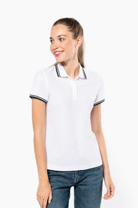 Kariban K273 - Polohemd für Damen mit kurzen Ärmeln und Streifen