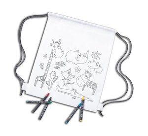 EgotierPro PIGGY - MOCHILA INFANTIL PARA PINTAR NON WOVEN PIGGY